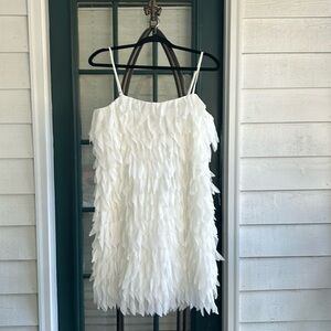 Gianni Bini NWT featherlike mini shift dress size 12